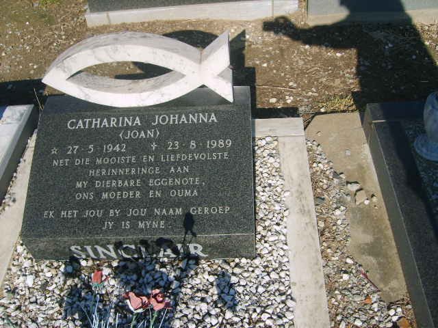 SINCLAIR Catharina Johanna 1942-1989