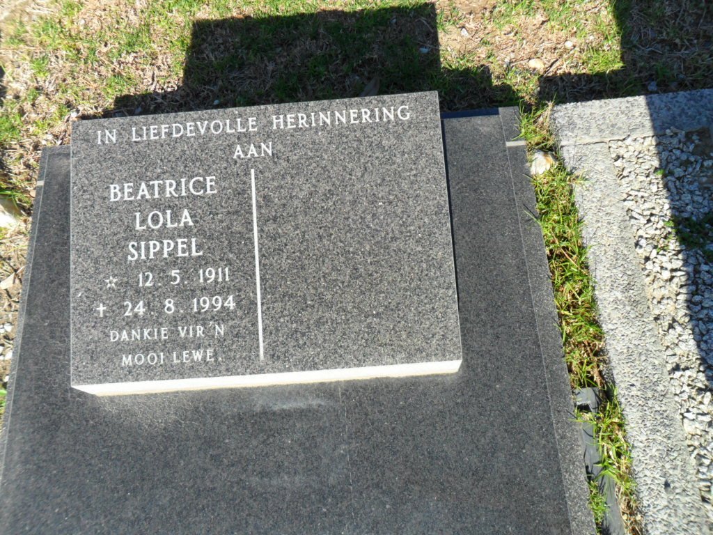 SIPPEL Beatrice Lola 1911-1994