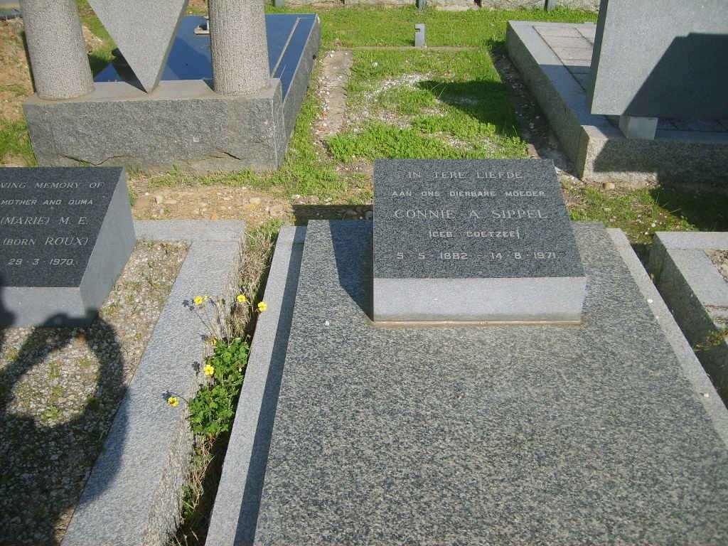 SIPPEL Connie A. nee COETZEE 1882-1971