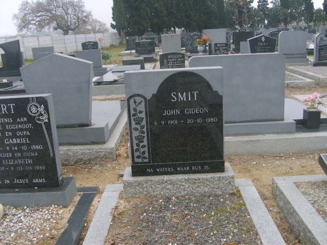 SMIT John Gideon 1901-1980