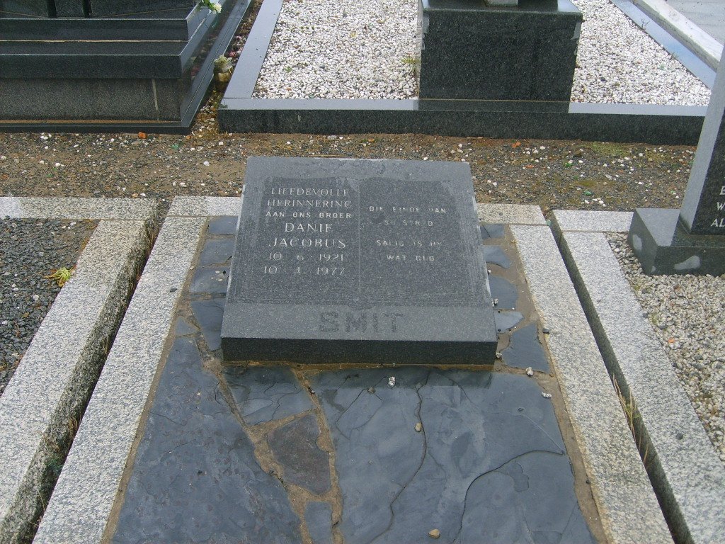 SMITH Danie Jacobus 1921-1977