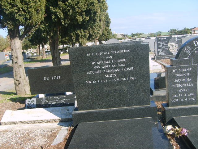 SMUTS Jacobus Abraham 1904-1976