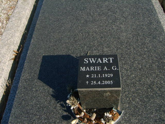 SWART Marie A. G. 1929-2005