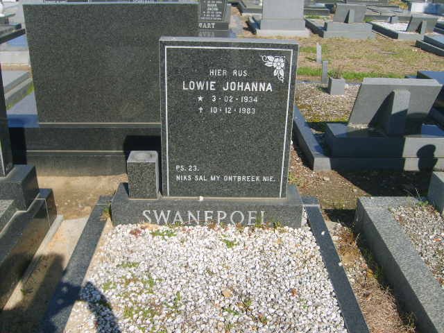 SWANEPOEL Lowie Johanna 1934-1983
