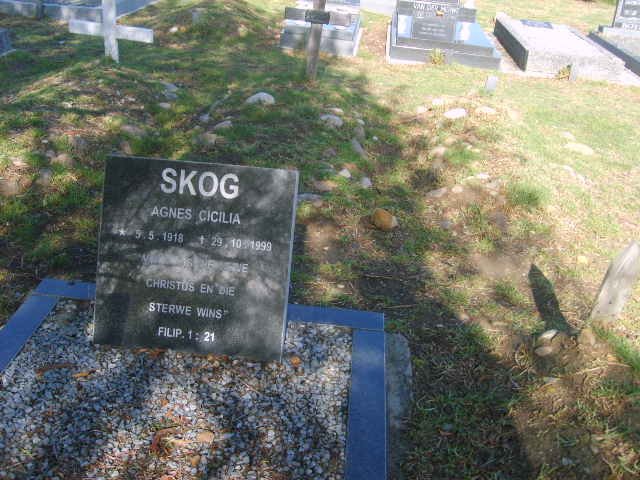 SKOG Agnes Cicilia 1918-1999