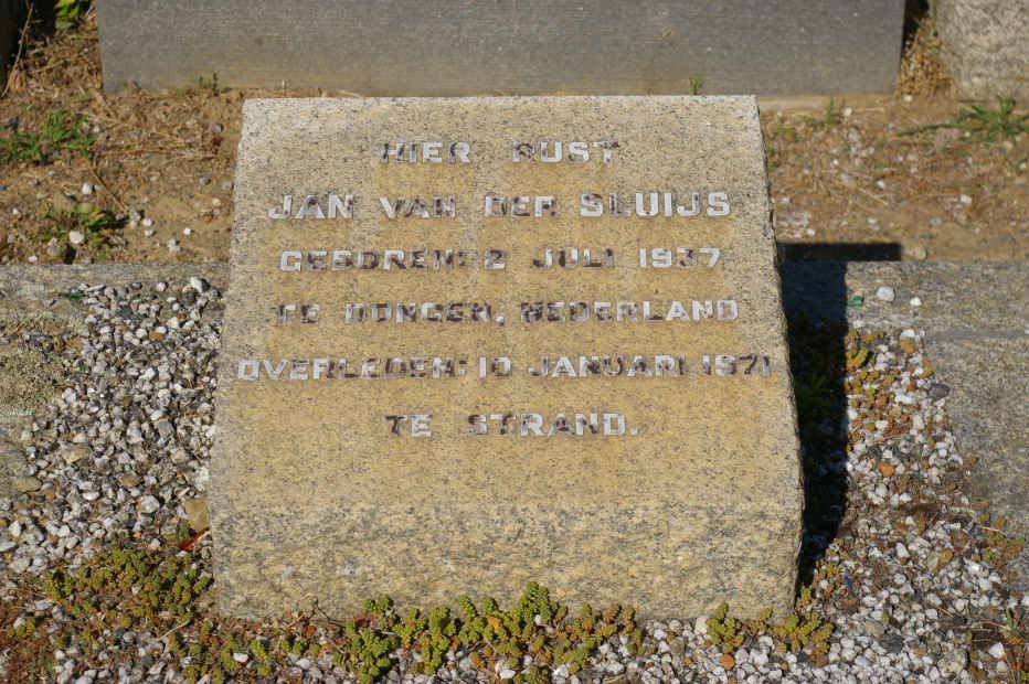 SLUIJS Jan, van der 1937-1971