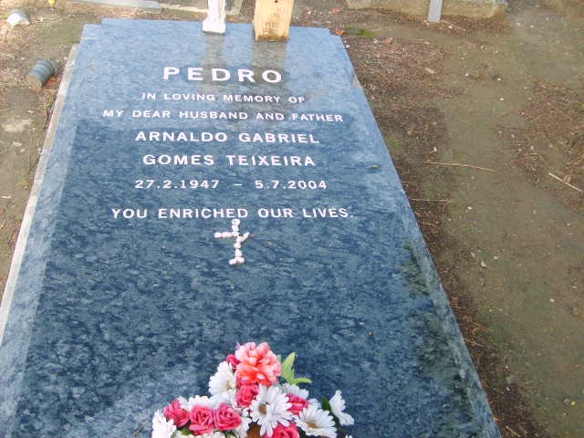 TEIXEIRA Arnaldo Gabriel Gomes 1947-2004