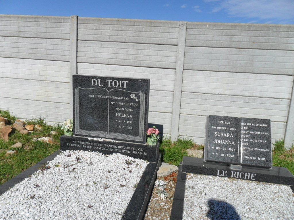 TOIT Helena, du 1949-2002