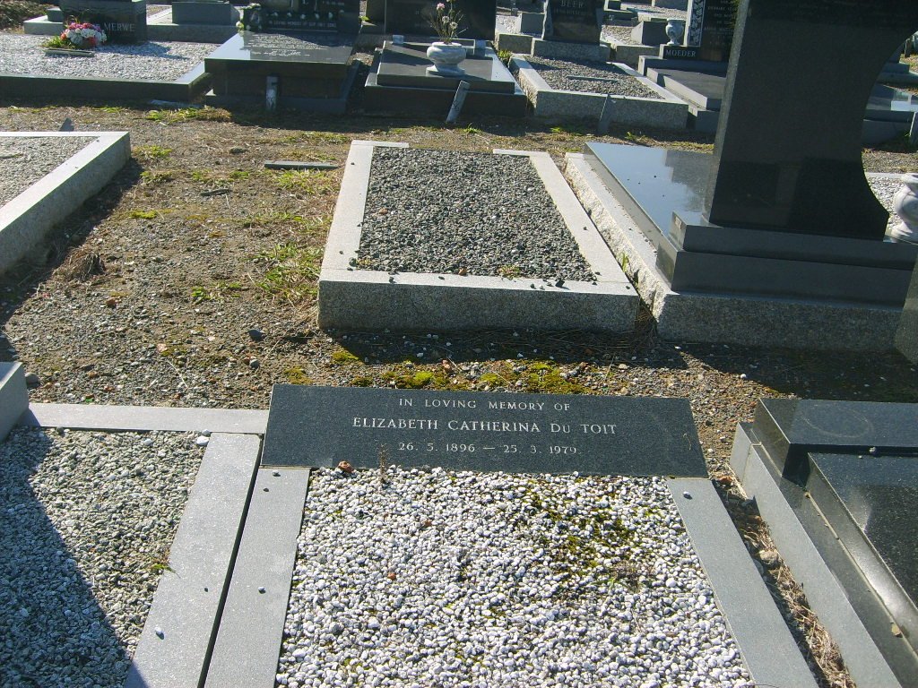 TOIT Elizabeth Catherina, du 1896-1979