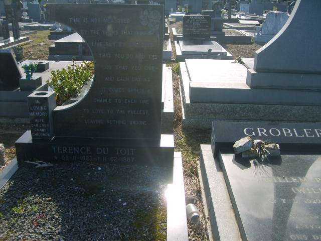 TOIT Terence, du 1923-1987