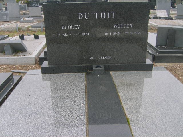 TOIT Dudley, du 1912-1970 :: DU TOIT Wouter 1946-1989