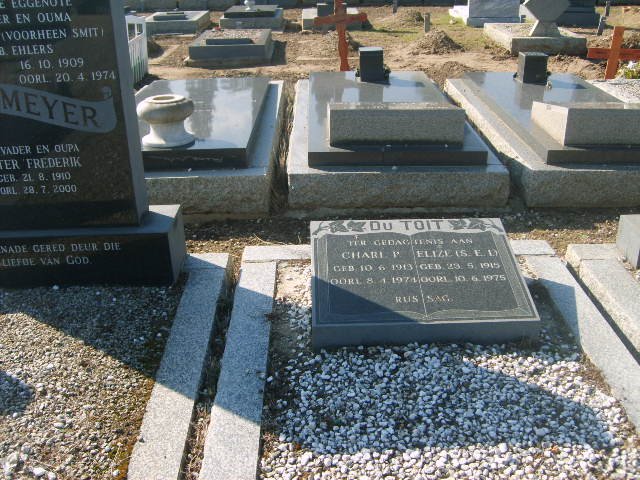 TOIT Charl P, du 1913-1974 &amp; Elize S.E.D. 1915-1975
