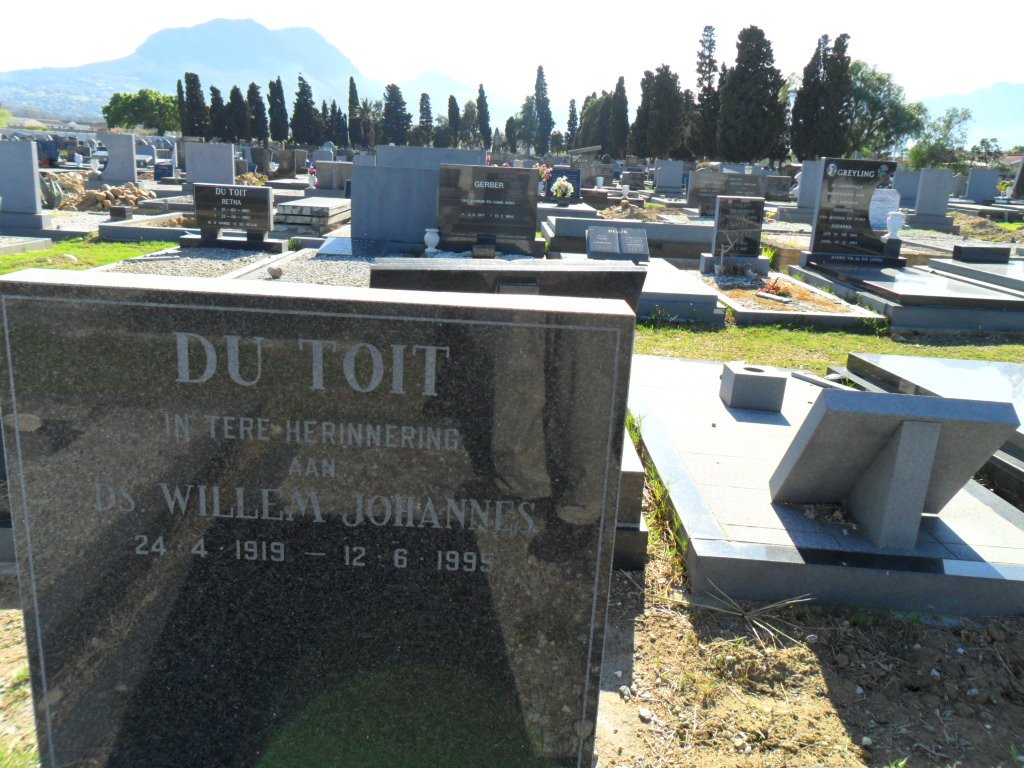 TOIT Willem Johannes, du 1919-1995