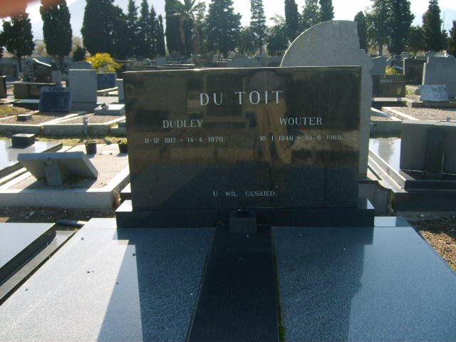TOIT Dudley, du 1912-1970 :: DU TOIT Wouter 1946-1989
