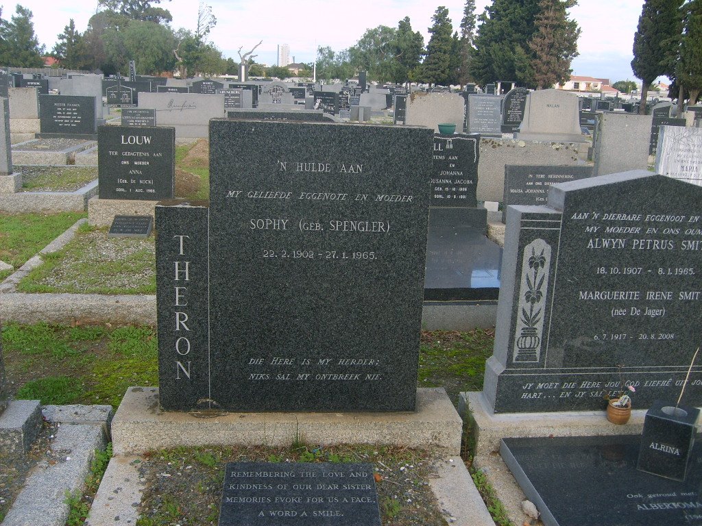 THERON Sophy nee SPENGLER 1902-1965