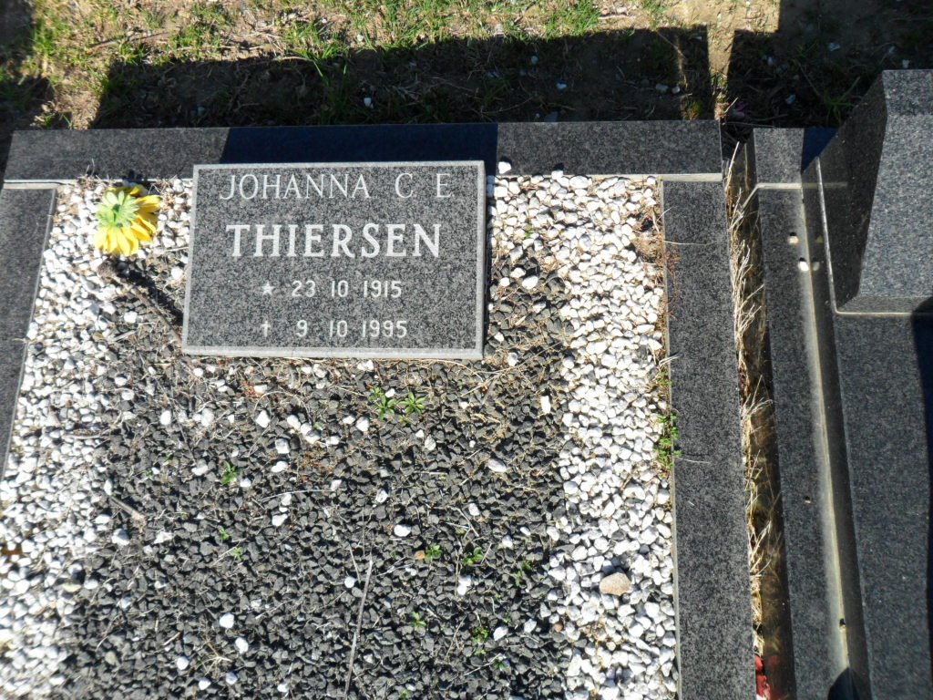 THIERSEN Johanna C.E. 1915-1995