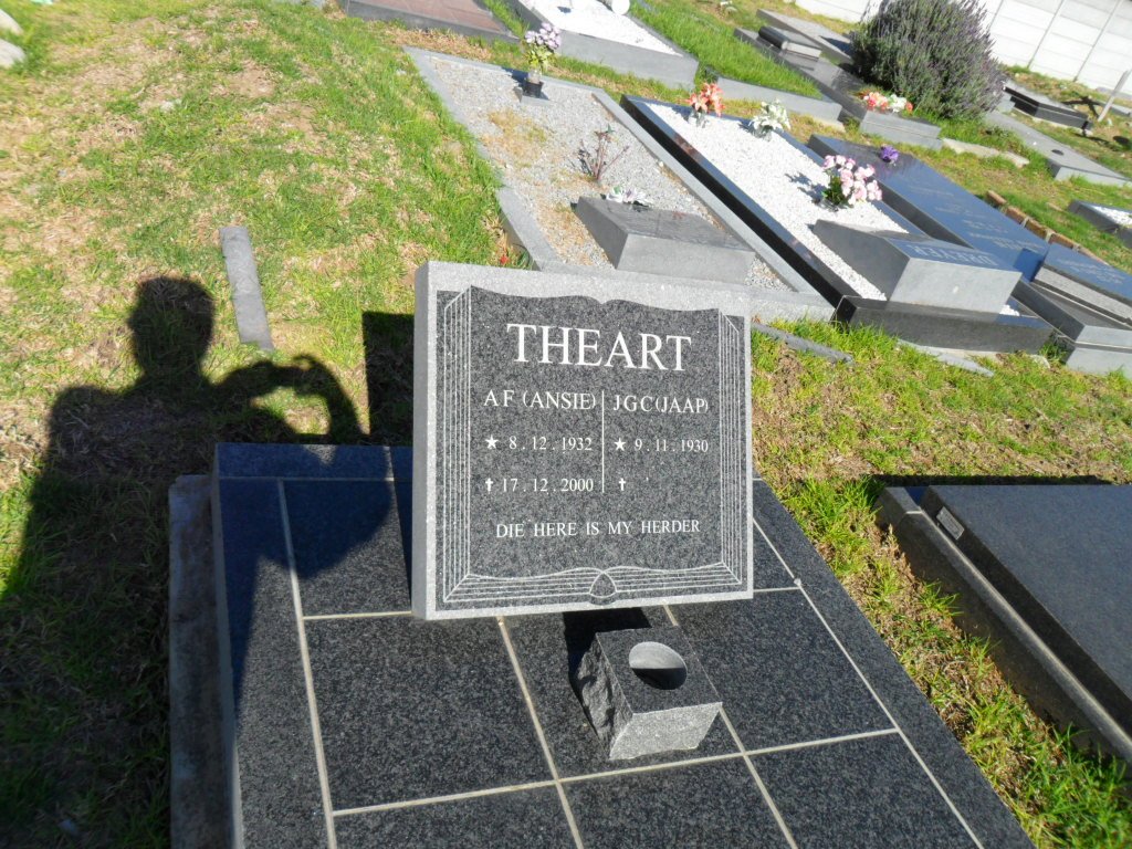 THEART J.G.C. 1930- &amp;  A.F. 1932-2000
