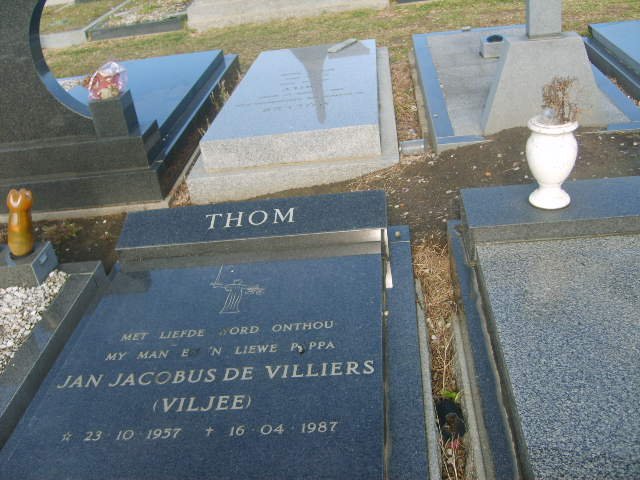 THOM Jan Jacobus Villiers 1957-1987