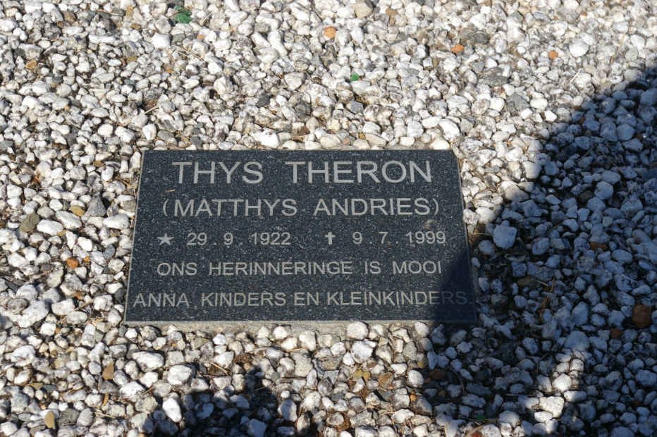 THERON Matthys Andries 1922-1999