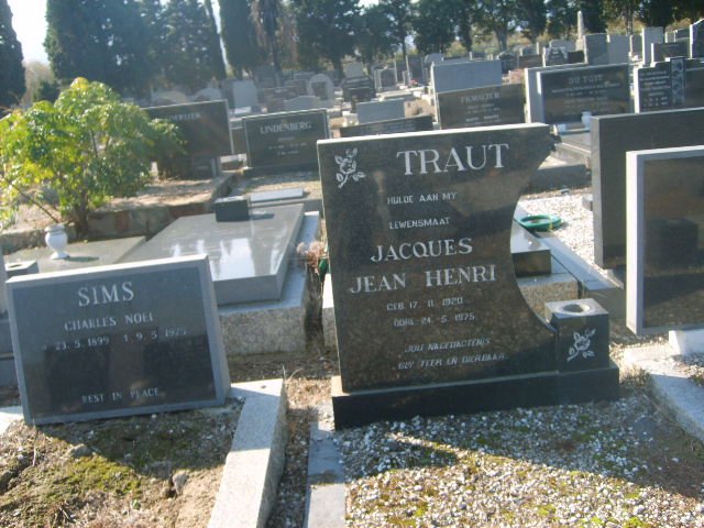 TRAUT Jaques Jean Henri 1920-1975