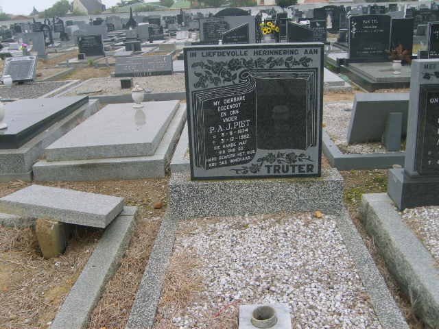 TRUTER P.A.J. 1934-1982