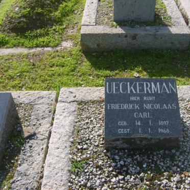 UECKERMAN Friedrick Nicolaas Carl 1897-1968