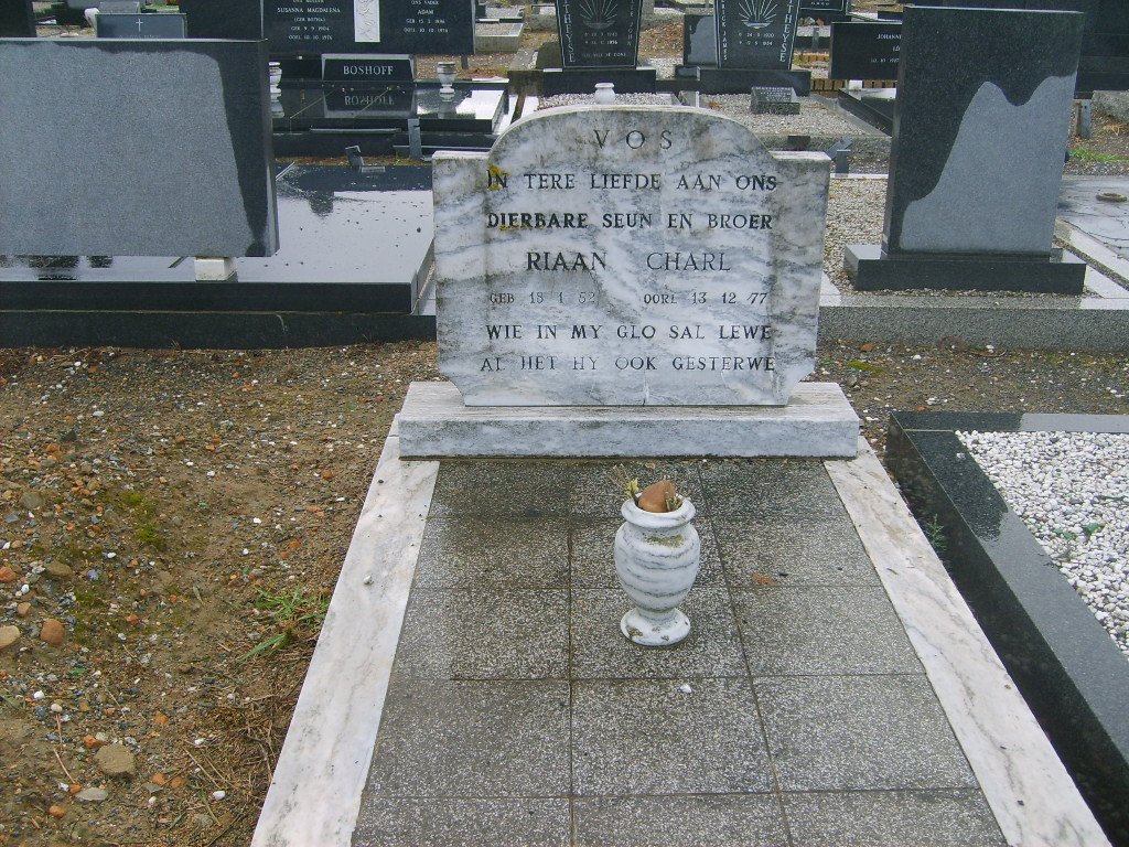 VOS Riaan Charl 1952-1977 