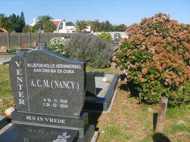 VENTER A.C.M. 1928-2000