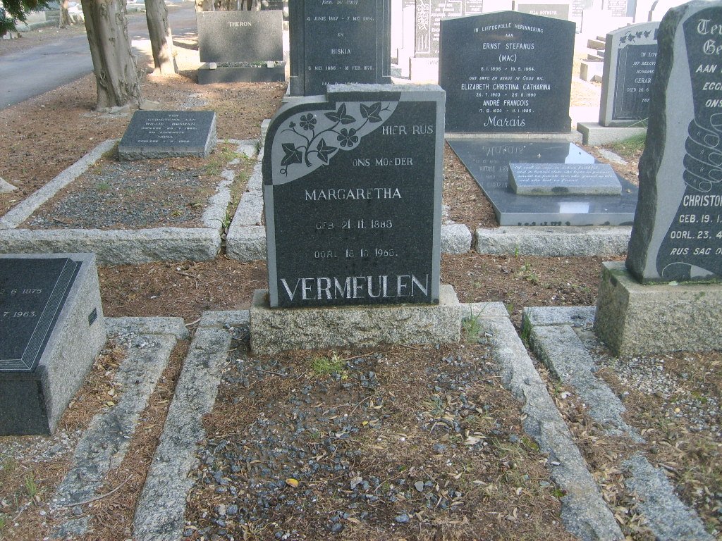 VERMEULEN Margaretha 1883-1963
