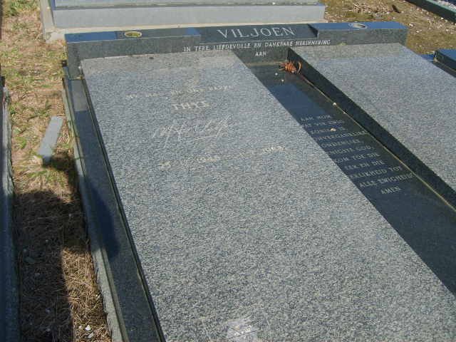 VILJOEN Thys 1948-1988