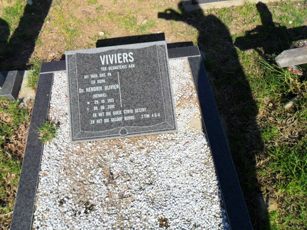 VIVIERS Hendrik Olivier 1913-2001