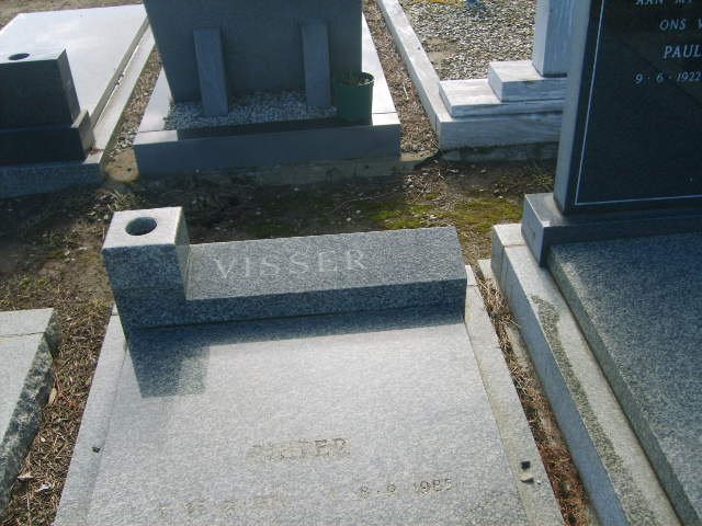 VISSER Pieter -1985