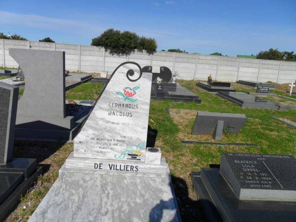 VILLIERS Gerhardus Jacobus, de 1923-??