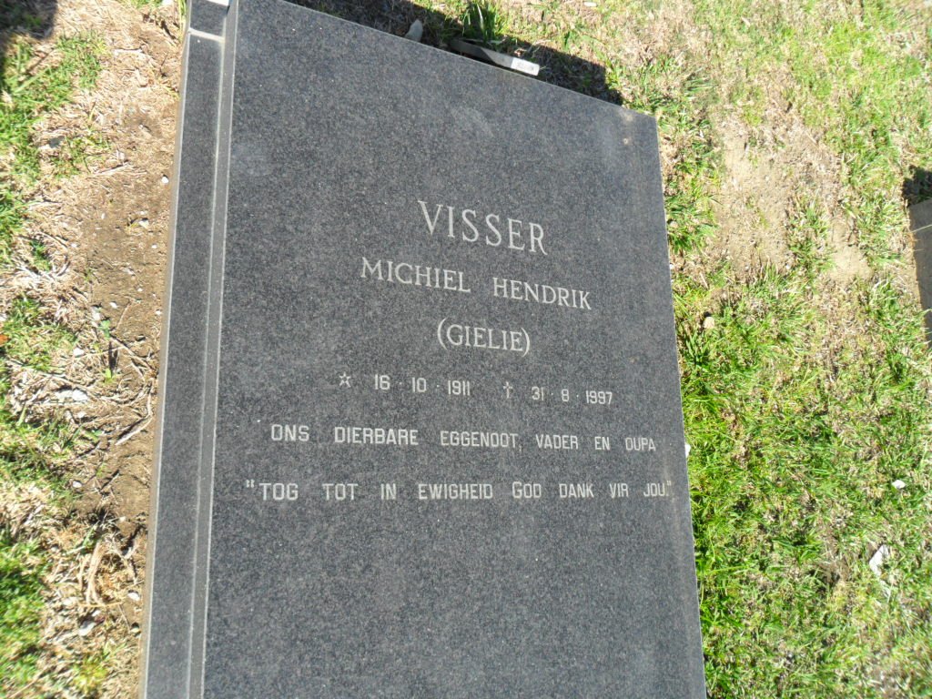 VISSER Michiel Hendrik 1911-1997