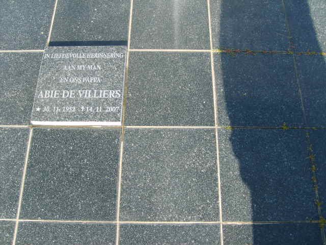 VILLIERS Abie, de 1952-2007