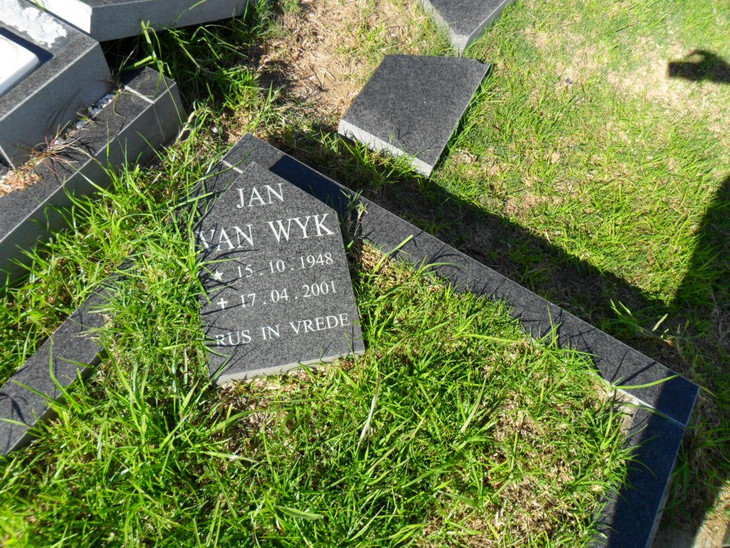 WYK Jan, van 1948-2001
