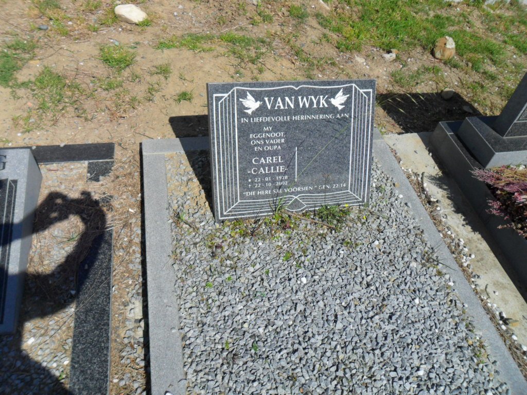 WYK Carel, van 1928-2002