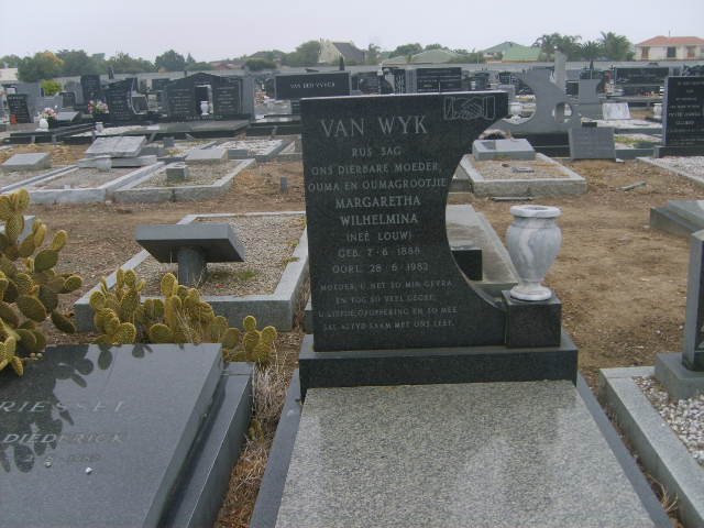 WYK Margaretha Wilhelmina, van nee LOUW 1888-1982