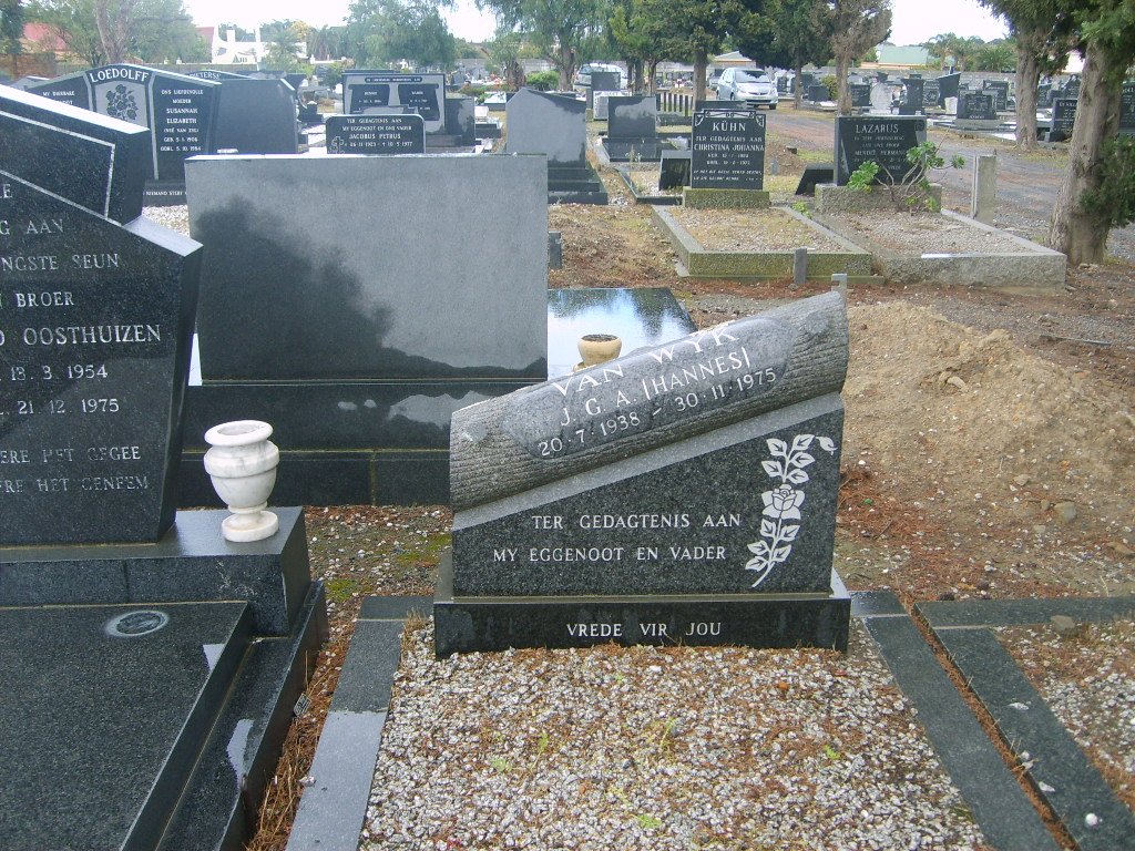 WYK J.G.A., van 1938-1975