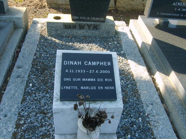 CAMPHER Dinah 1933-2000