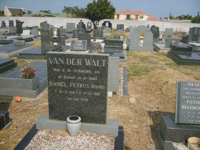 WALT Daniël Petrus, van der 1931-1990