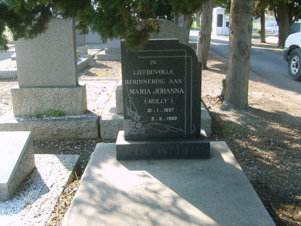 WITT Maria Johanna, de 1897-1967
