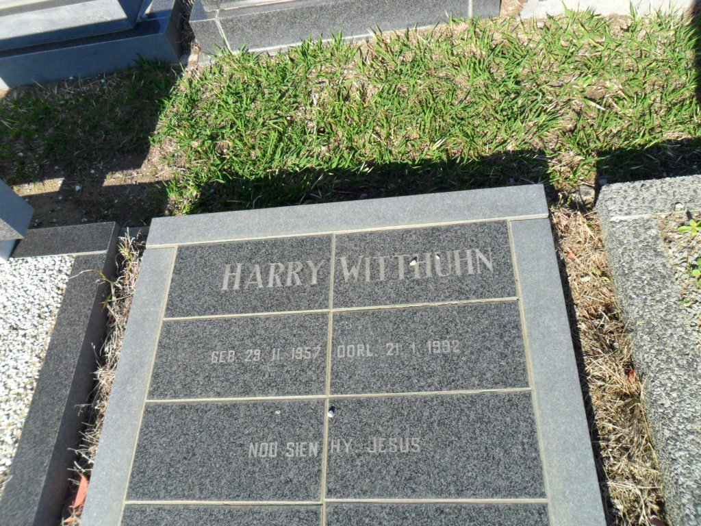WITTHUHN Harry 1957-1992