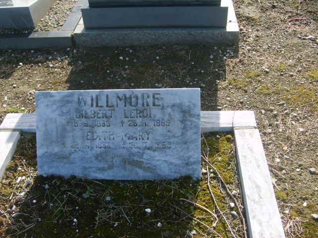 WILLMORE Robert Leroi 1893-1985 &amp; Edith Mary 1898-19??