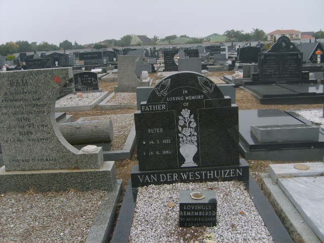 WESTHUIZEN Peter, van der 1922-1981