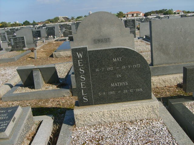 WESSELS Mat 1912-1972 :: WESSELS Mathys 1915-1918