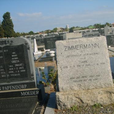 ZIMMERMANN Zimmie 1916-1974