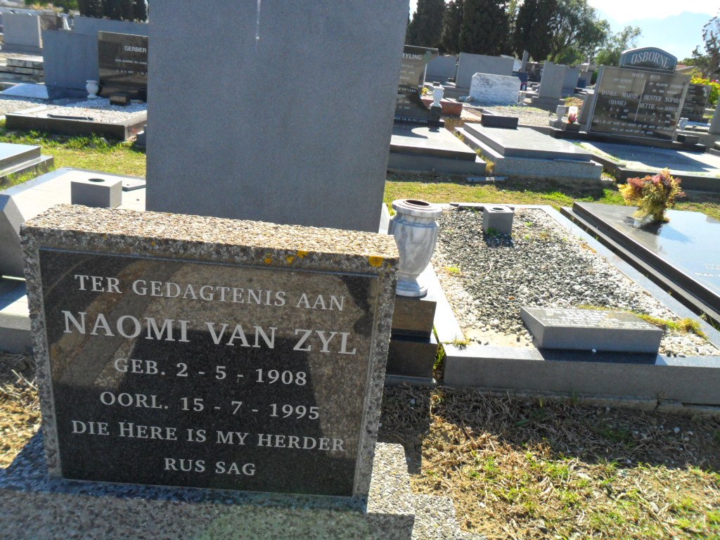 ZYL Naomi, van 1908-1995