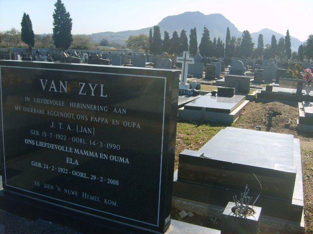 ZYL J.T.A., van 1922-1990 &amp; Ela 1922-2008