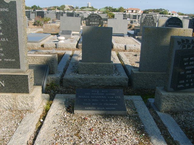 ZYL Maria Susanna, van 1892-1968
